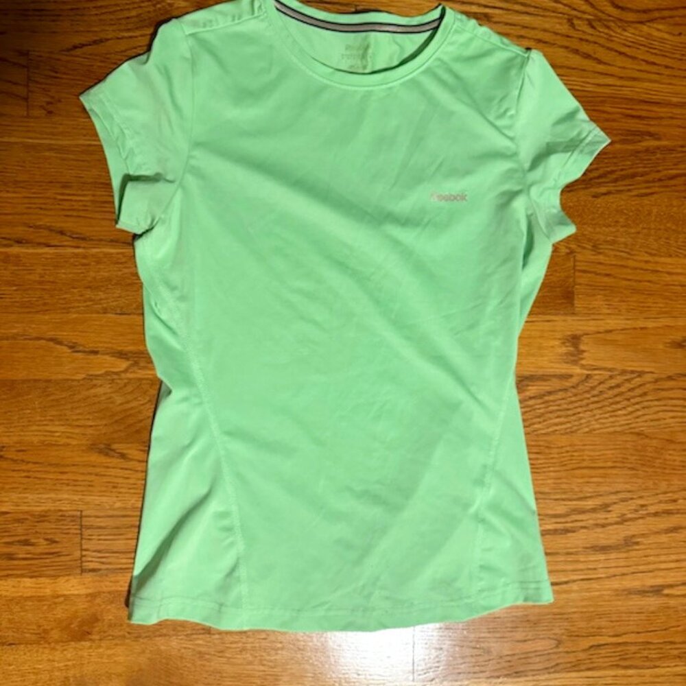 Green Reebok Athletic Shirt